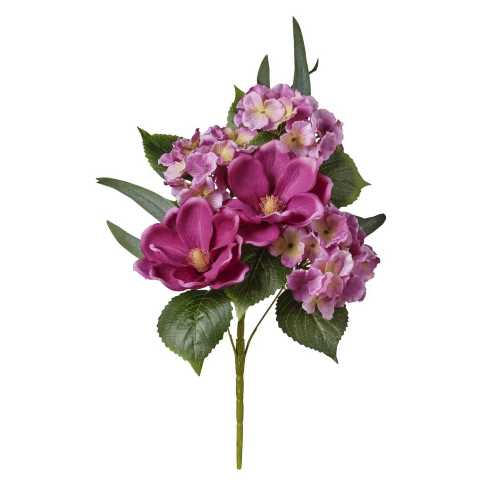 MAZZO FRONT. MAGNOLIE ORTENSIE VIOLA X5 CM.43